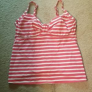 Lands End tankini swim top
